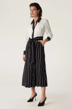 Allegra Stripe Dress - Pulse Print