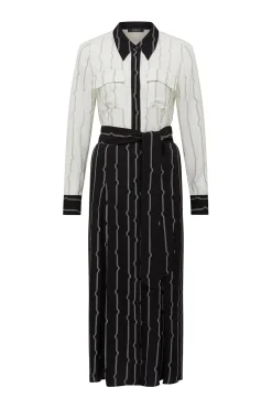 Allegra Stripe Dress - Pulse Print