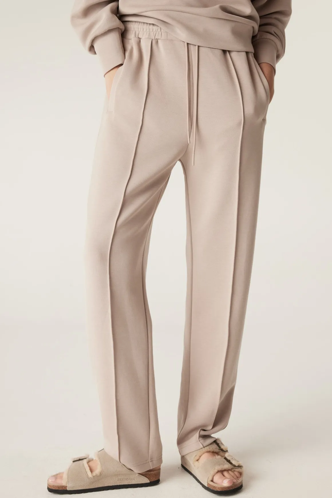 Amsterdam Track Pant - Stone