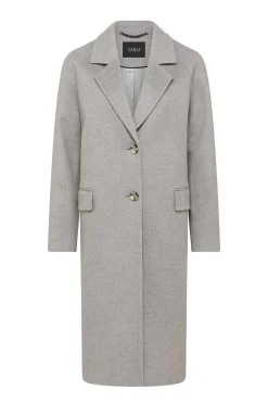 Anderson Wool Coat - Grey Marle