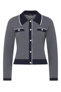 Astoria Crepe Jacket - Navy