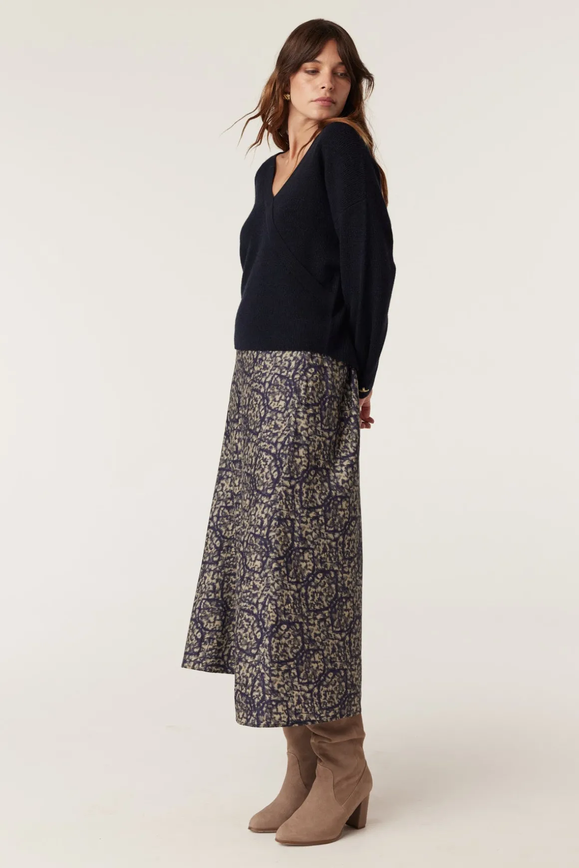 Audrey Merino Jumper - Midnight Navy