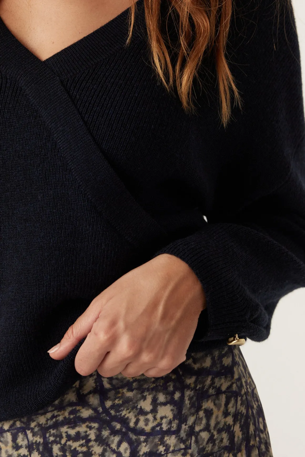 Audrey Merino Jumper - Midnight Navy