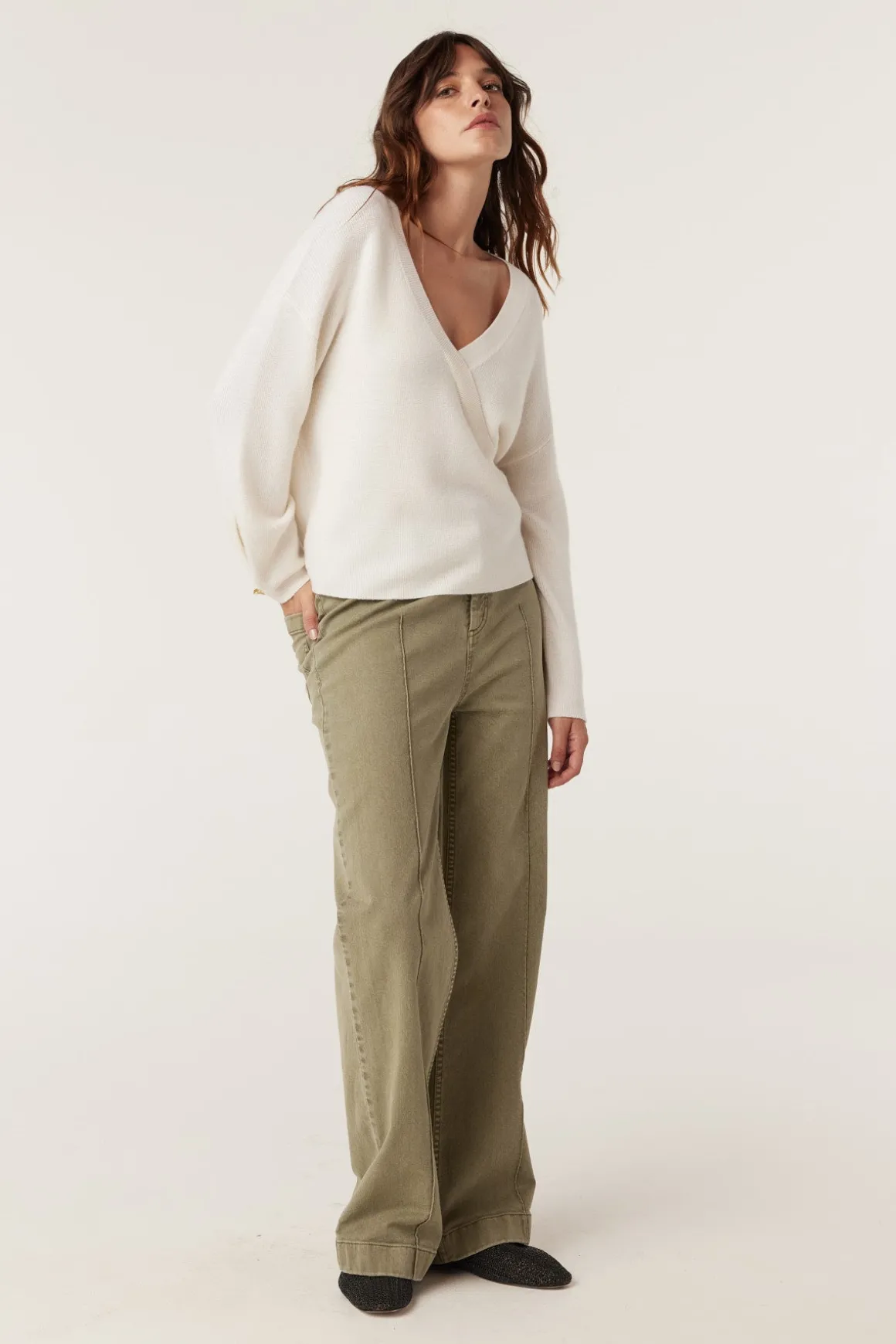 Audrey Merino Jumper - Milk