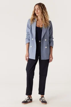 Austin Pinstripe Blazer - Blue Pinstripe
