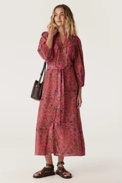 Balmoral Midi Dress - Pink Floral