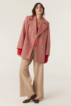 Brenan Coat - Red Twill