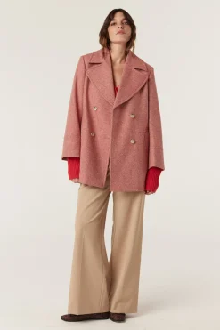 Brenan Coat - Red Twill