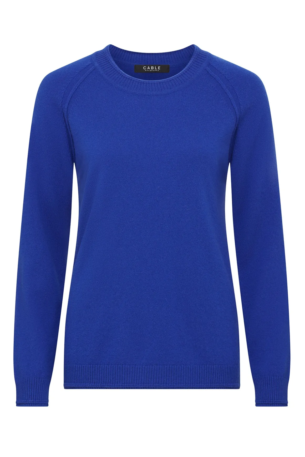 Cashmere Crew Jumper - Sapphire Blue