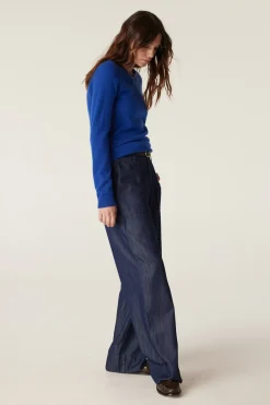 Cashmere Crew Jumper - Sapphire Blue