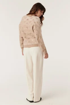 Cashwool Batwing Jumper - Latte