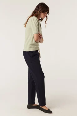 Cashwool Crew Tee - Pistachio Green