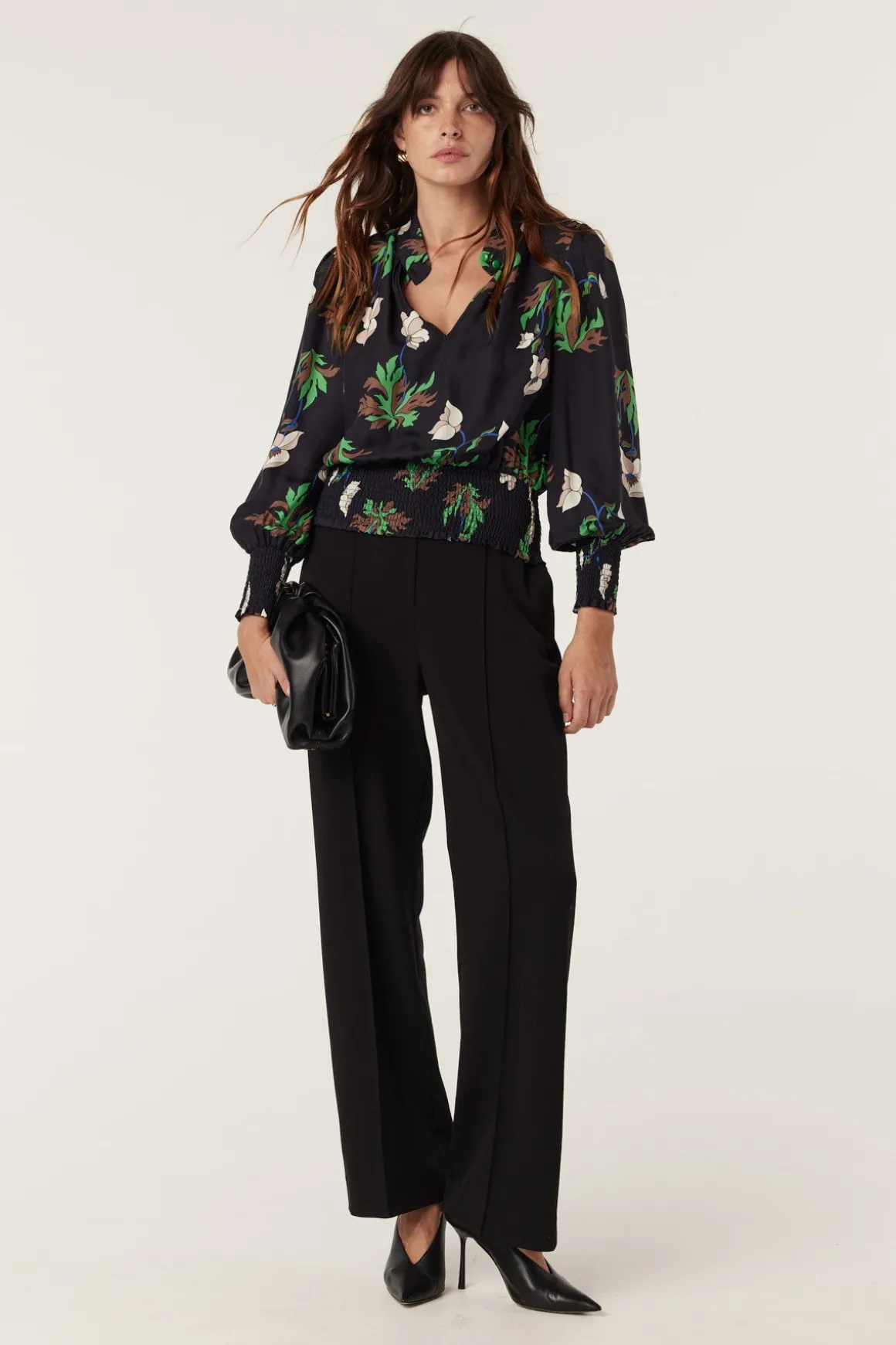 Colette Blouse - Wild Flower Print