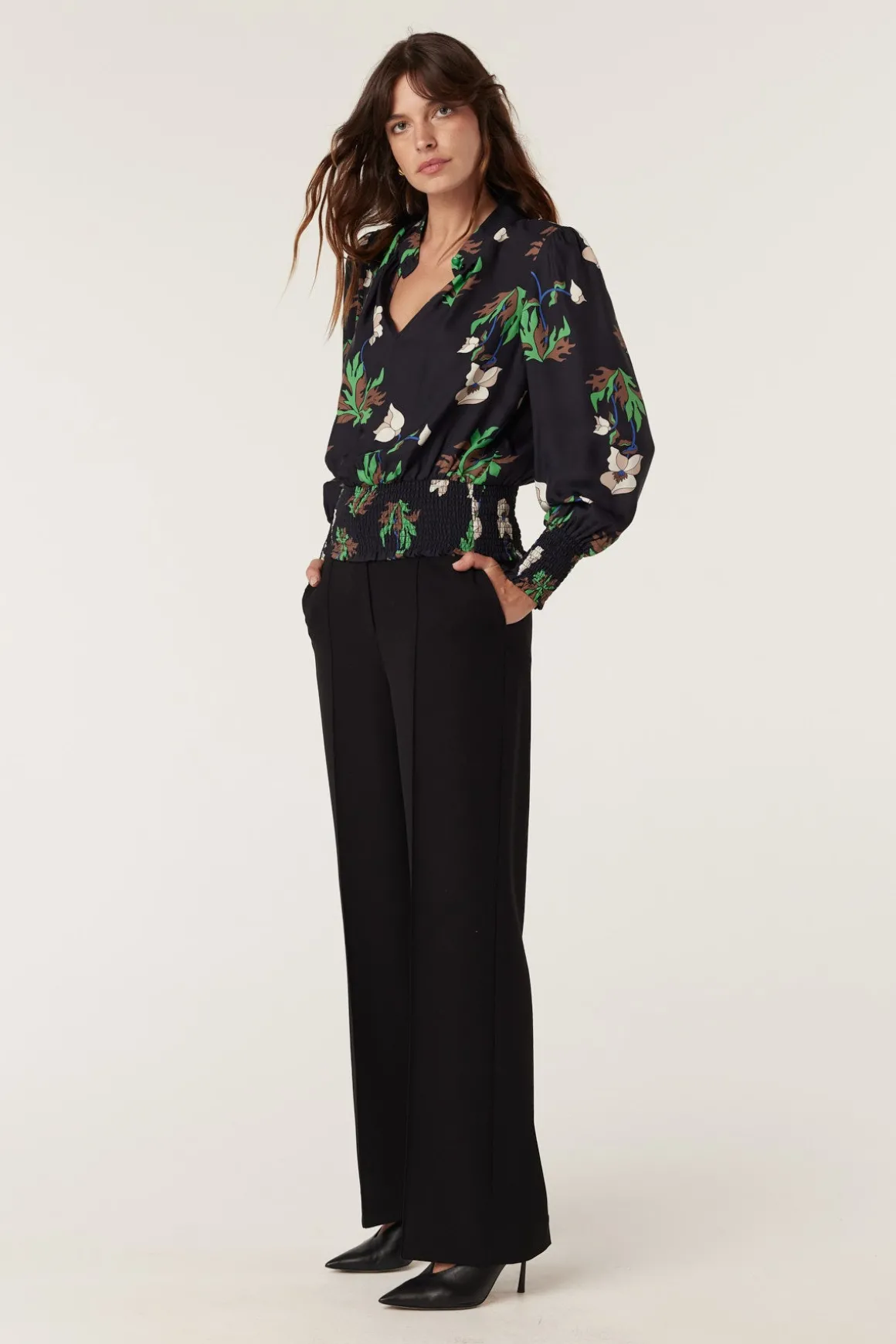 Colette Blouse - Wild Flower Print