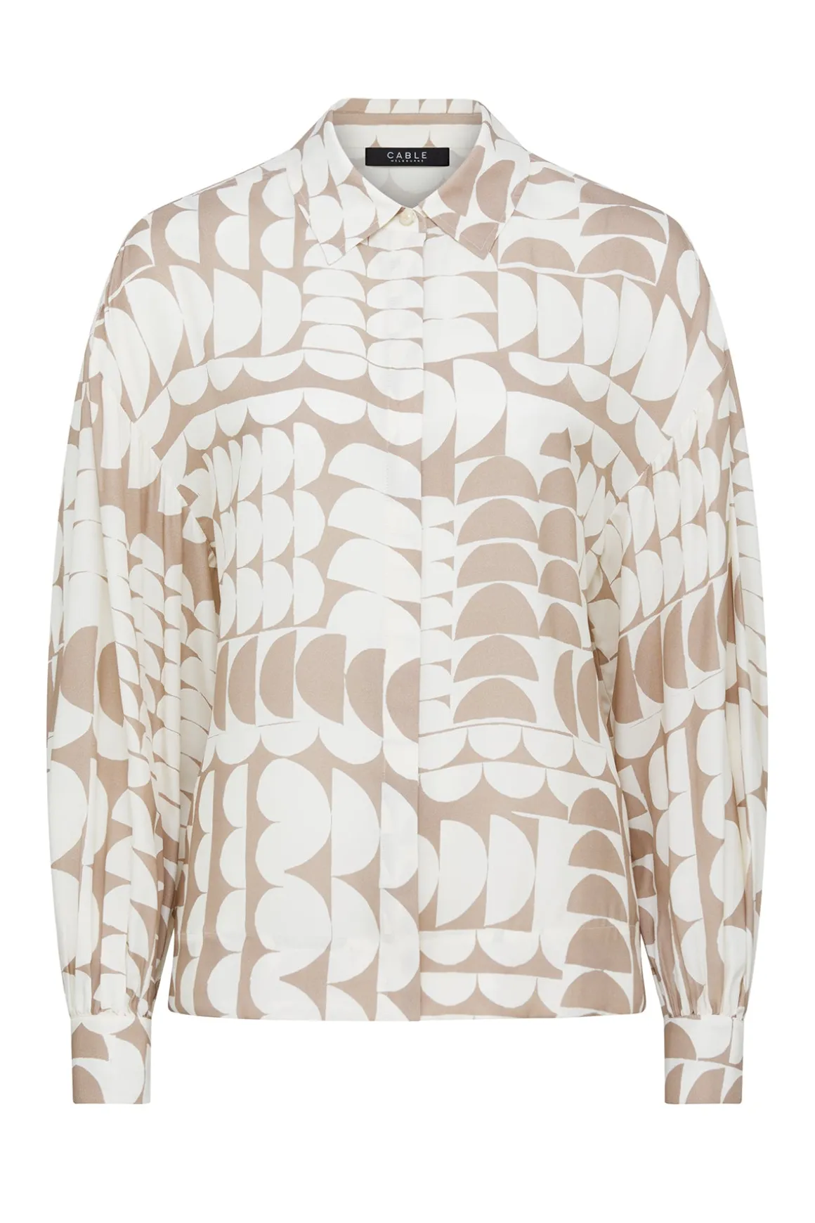 Dune Blouse - Half Moon Print