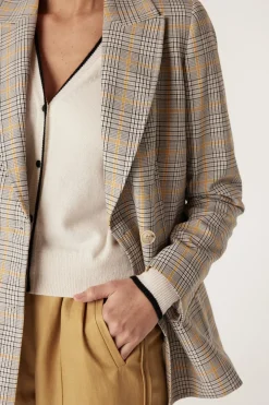 Elton Blazer - Yellow Check