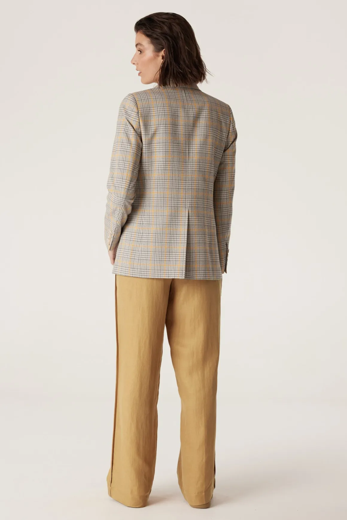 Elton Blazer - Yellow Check