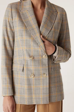 Elton Blazer - Yellow Check