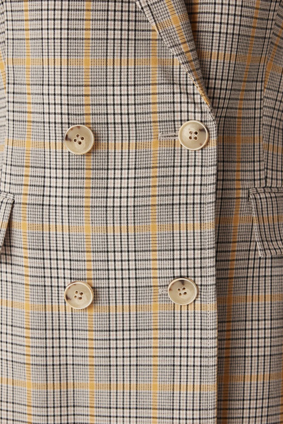 Elton Blazer - Yellow Check