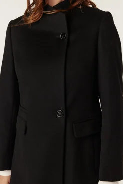 Eton Wool Coat - Black