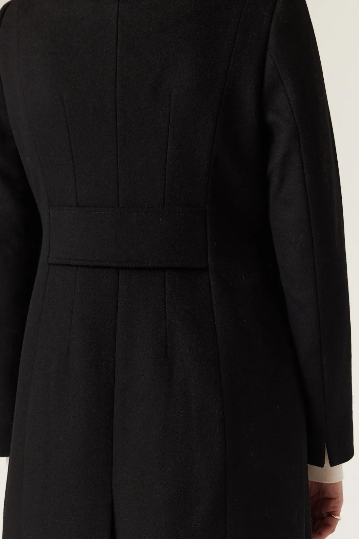 Eton Wool Coat - Black