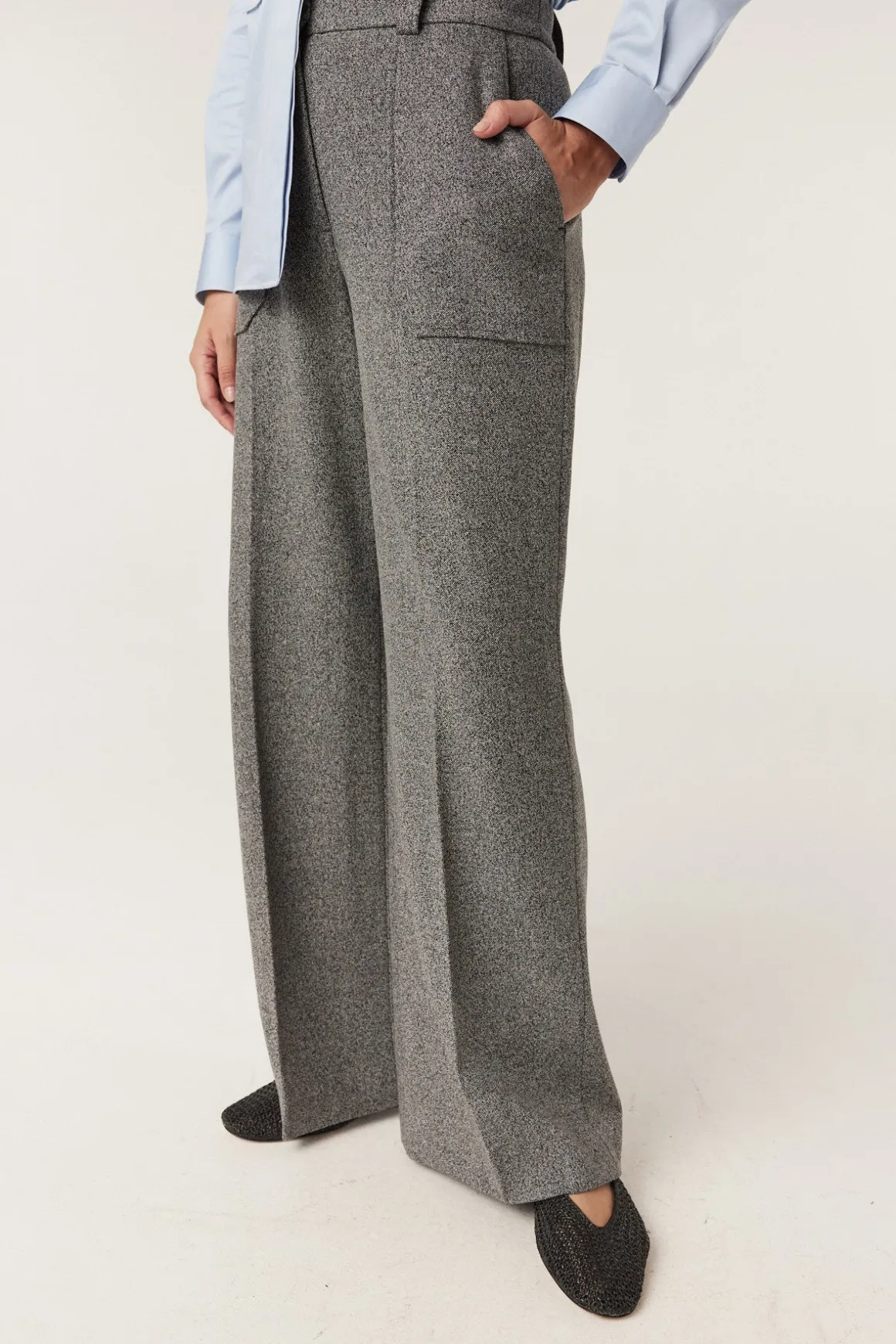 Evie Pant - Charcoal Marle