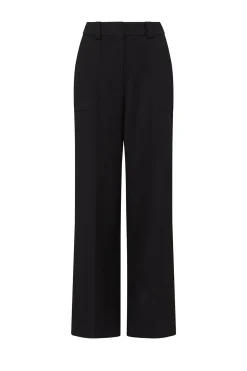 Evie Wide Leg Pant - Black