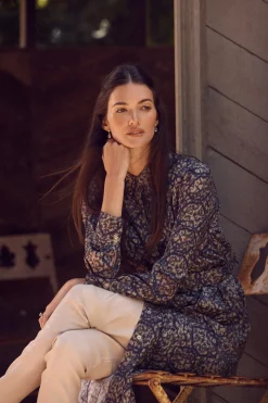 Grace Midi Dress - Reptile Print