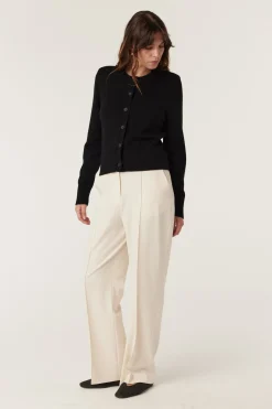 Harriet Merino Cardigan - Black