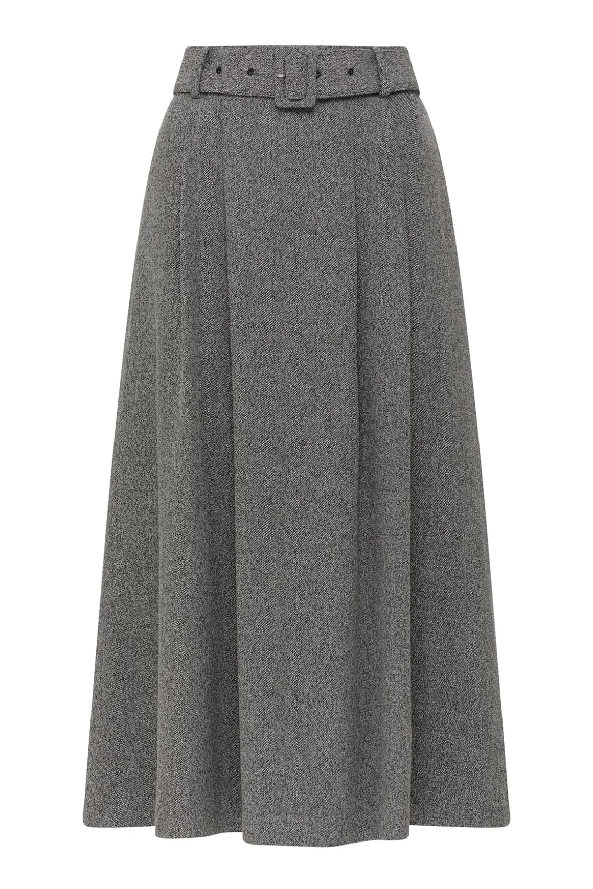 Lena Skirt - Charcoal Marle