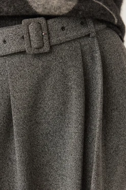 Lena Skirt - Charcoal Marle