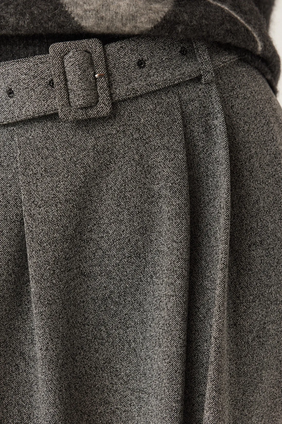 Lena Skirt - Charcoal Marle