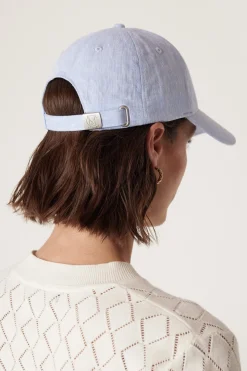 Linen Cap - Blue