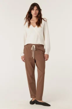 Luca Twill Jogger - Tobacco