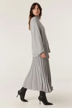 Lucern Merino Jumper - Grey Marle