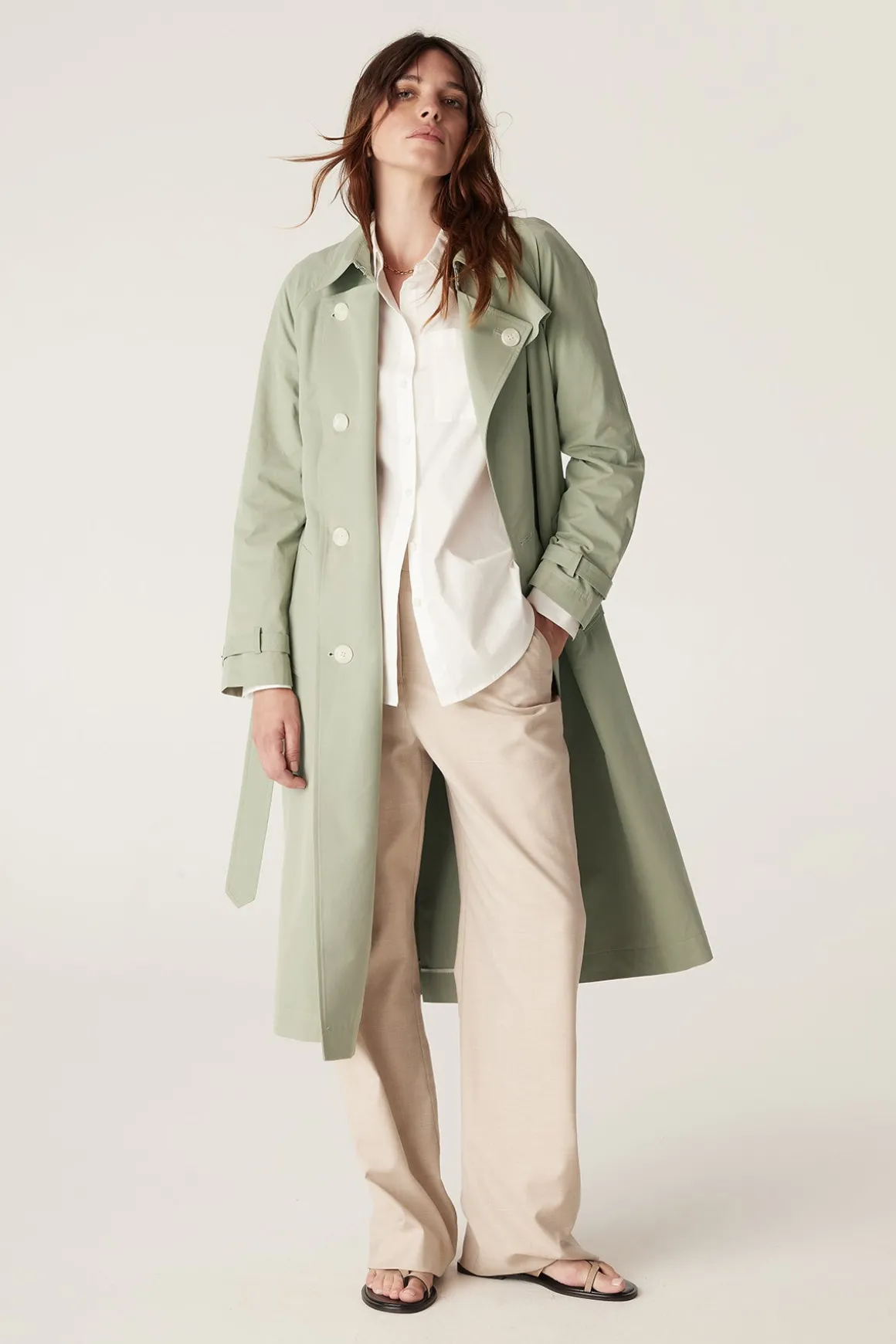 Luna Trench - Sage Green