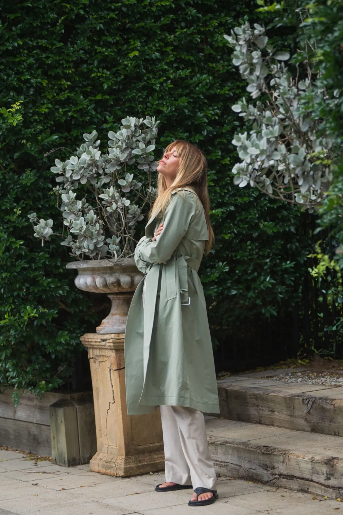 Luna Trench - Sage Green