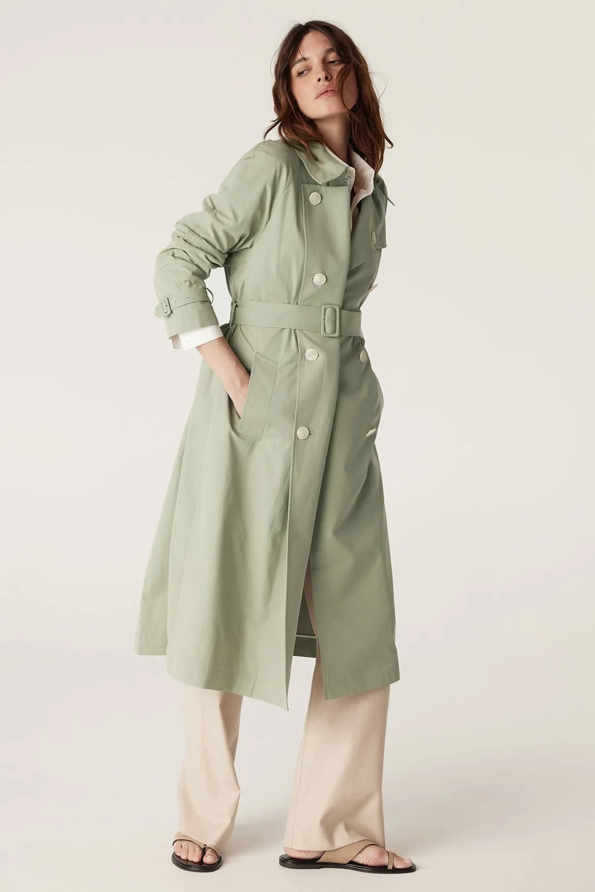 Luna Trench - Sage Green