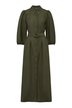 Manly Midi Dress - Olive