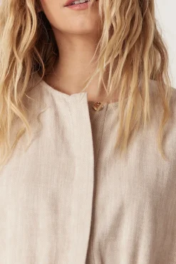 Marrakesh Linen Jacket - Natural