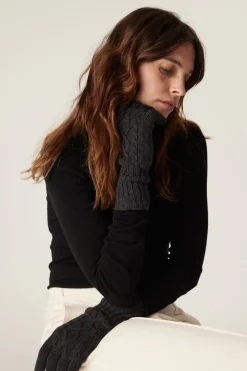 Merino Gloves - Charcoal