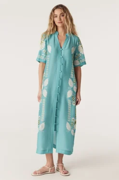 Miami Midi Dress - Scarf Print