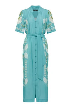 Miami Midi Dress - Scarf Print