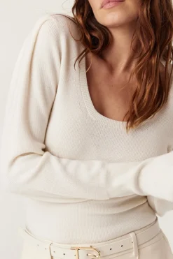 Miranda Merino Jumper - Milk