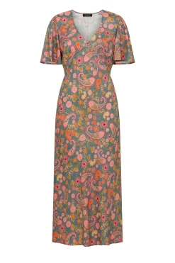 Poppy Midi Dress - Paisley