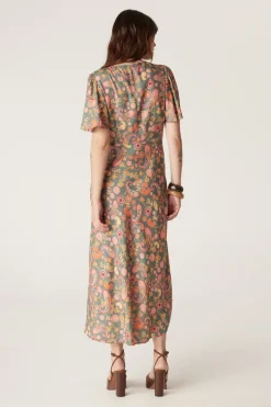 Poppy Midi Dress - Paisley
