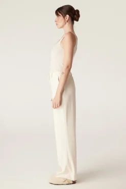 Superfine Merino Singlet - Ecru