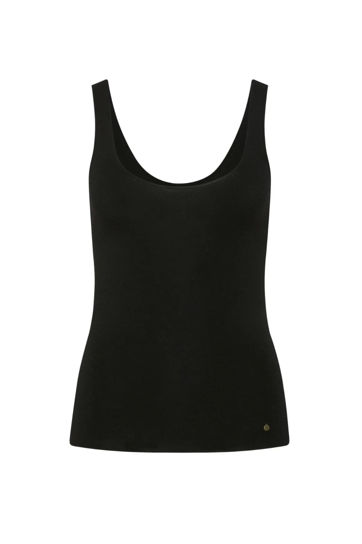 Superfine Merino Singlet - Black