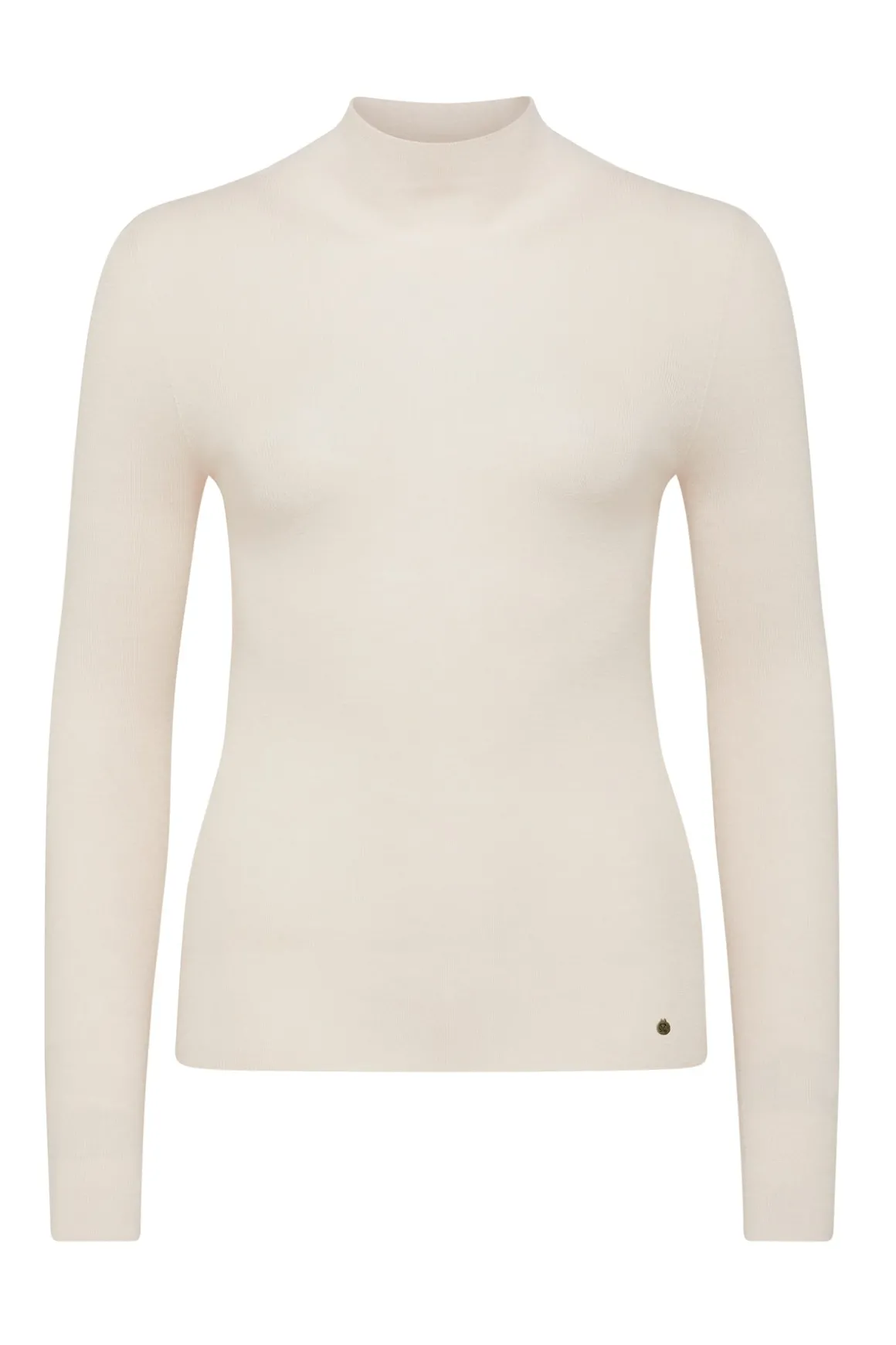 Superfine Merino Turtle Neck - Ecru