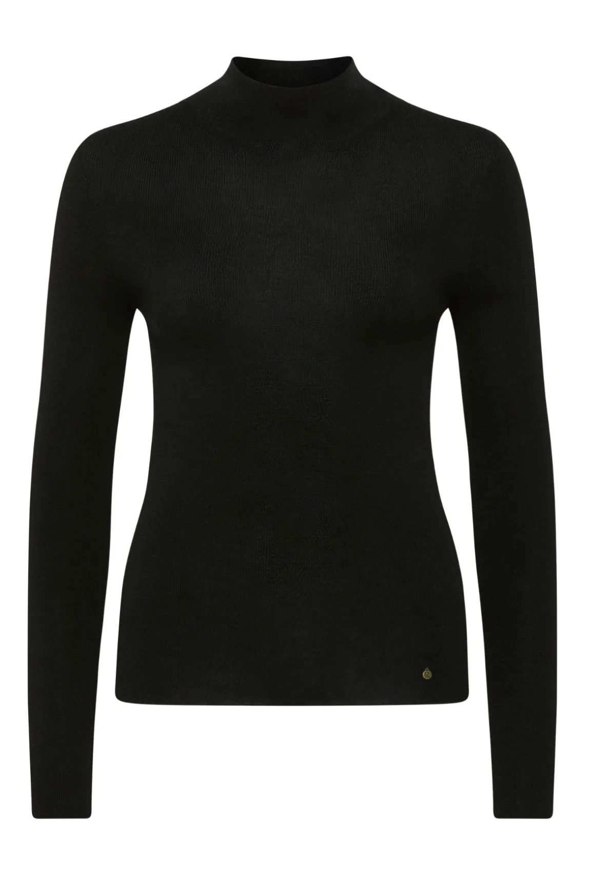 Superfine Merino Turtle Neck - Black